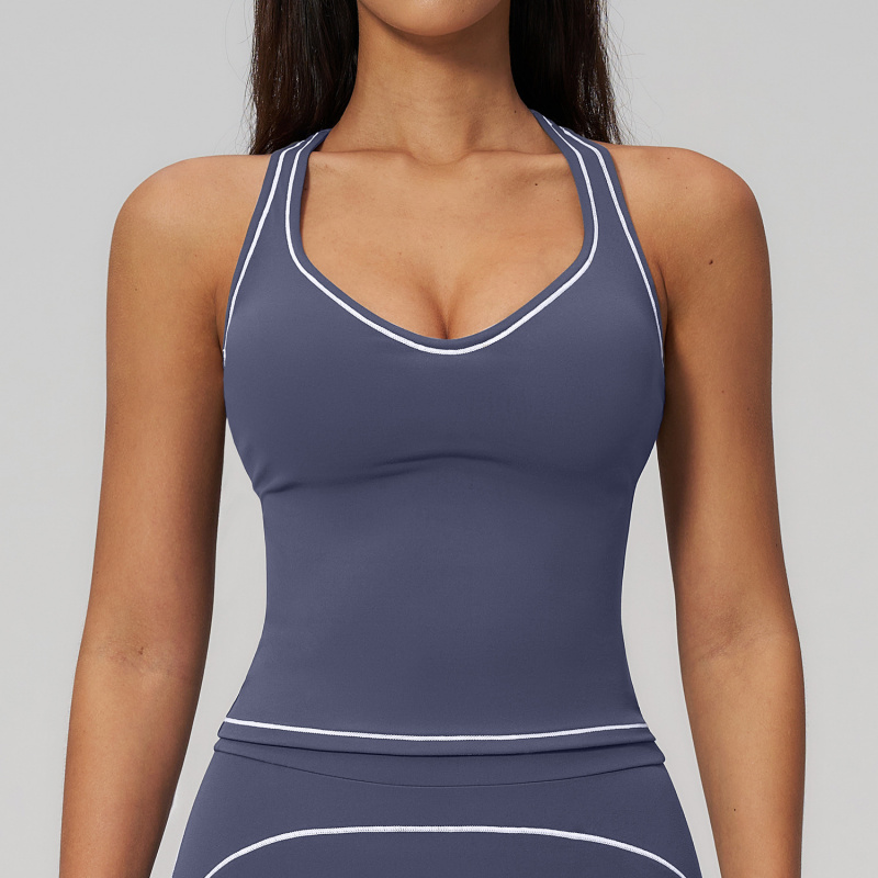 Suspender Tank Top - Women's Summer Vest Gym Clothes Yoga
