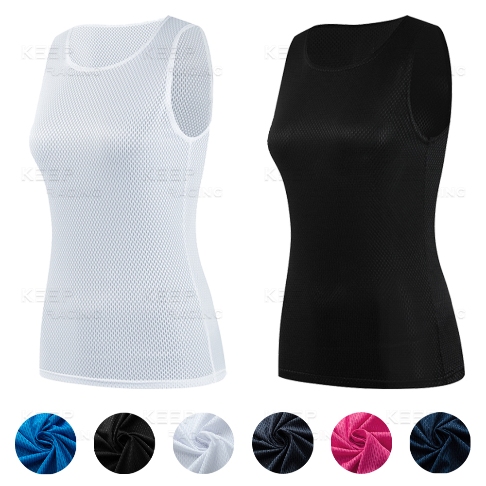 Women Cycling Base Layers Colo - Sleeveless Undershirt 评论和价格