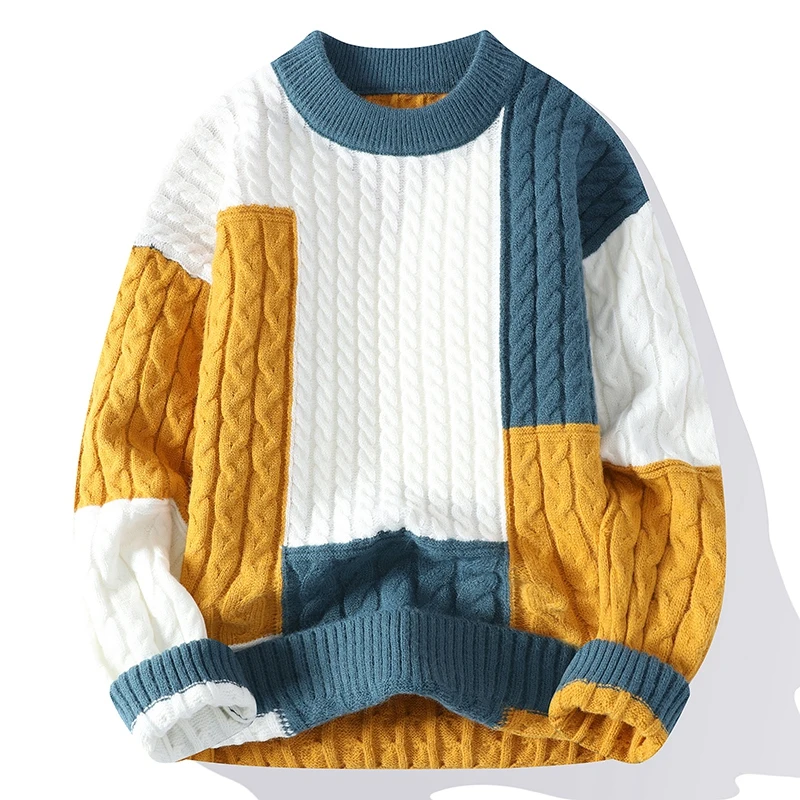 Color Block Sweater for Man Ch - Thermal Long John 评论和价格