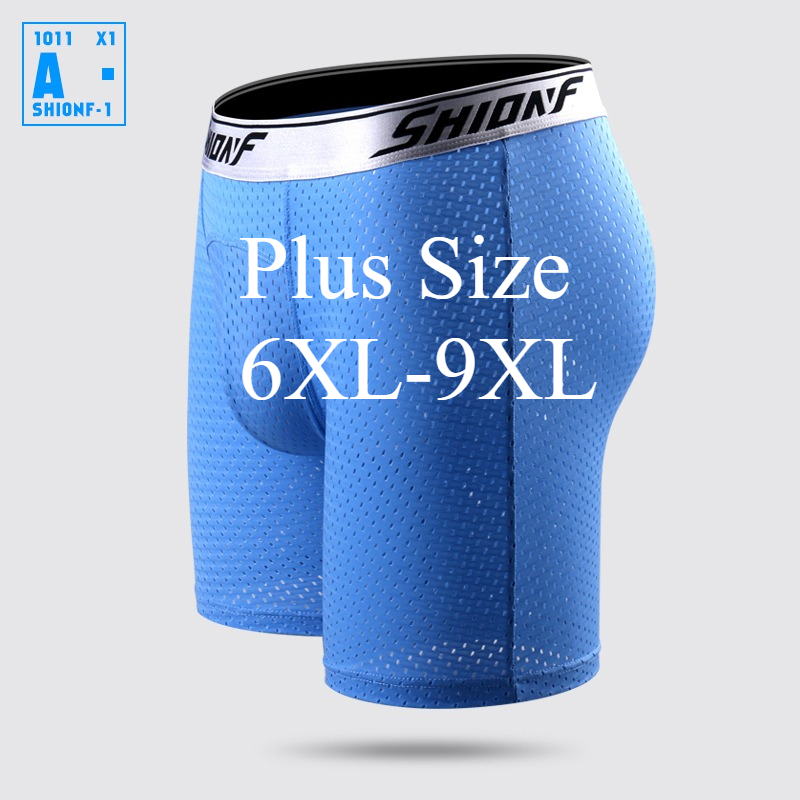 9XL Plus Size Men's Underwear  - Pouch Boxer Pouch 评论和价格