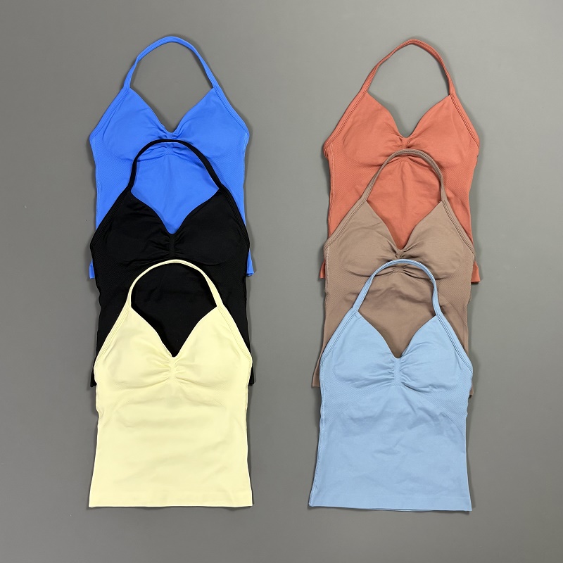 Sports Tank Top Women Halter V - Suspender Tank Top 评论和价格