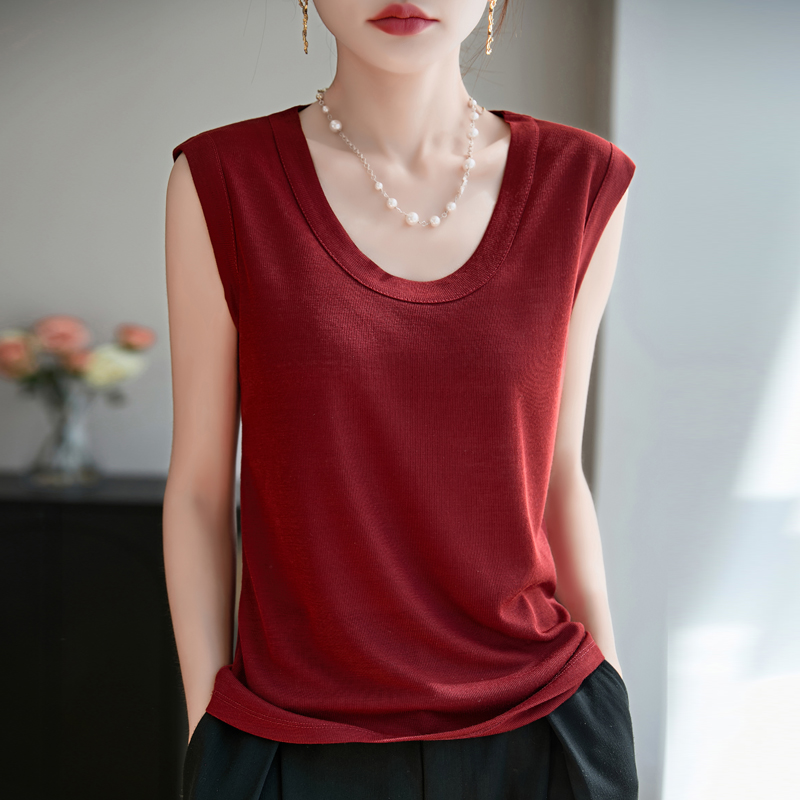 Summer New U-Neck Suspender Ve - Suspender Tank Top 评论和价格