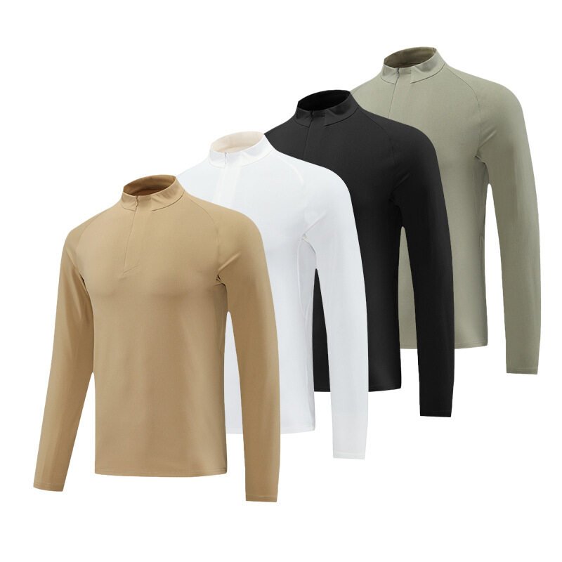 For Men's Quick-drying Long-sl - T Shirt Tight Fit 评论和价格