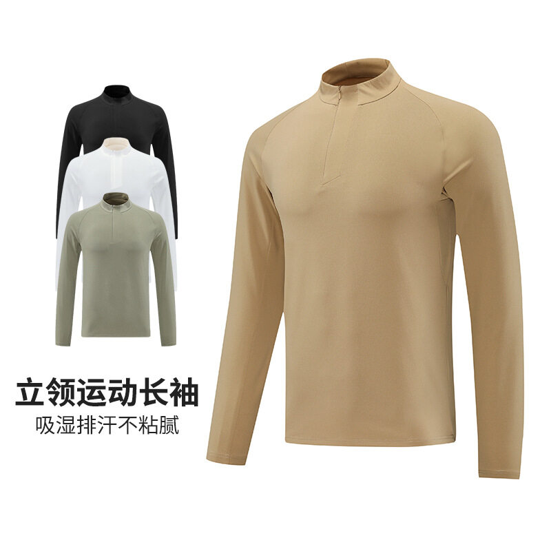 For Men's Quick-drying Long-sl - T Shirt Tight Fit 评论和价格