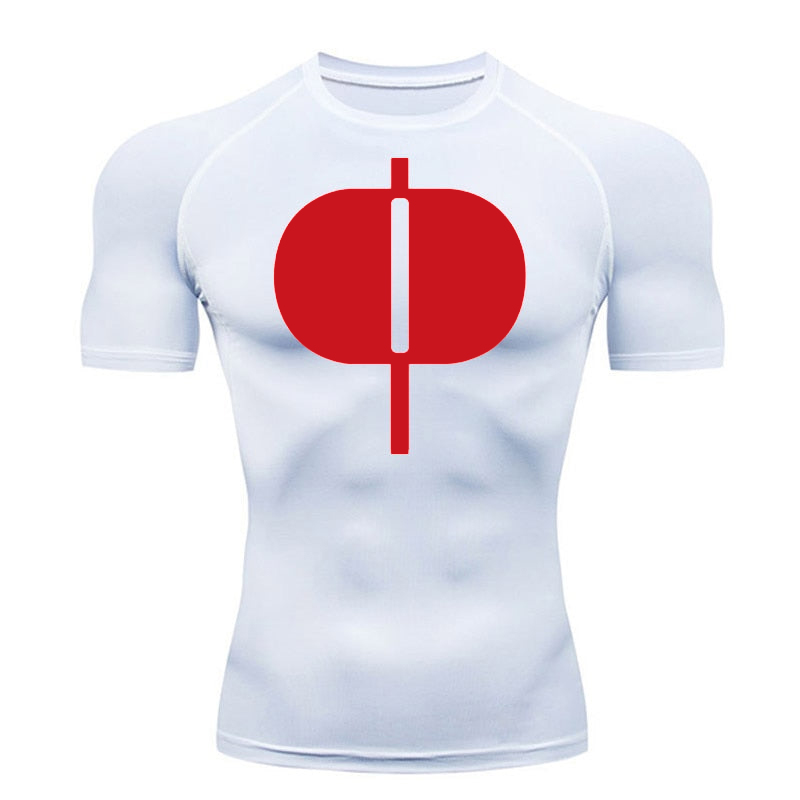 Graphic Short Sleeve Compressi - Base Layer Top 评论和价格