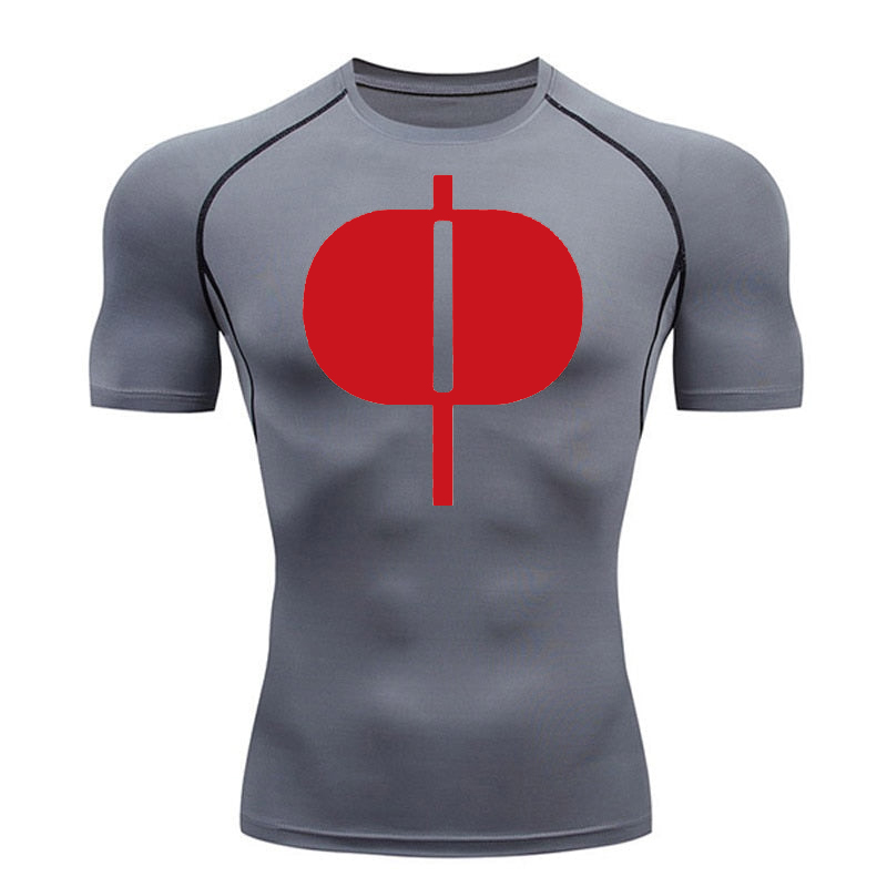 Graphic Short Sleeve Compressi - Base Layer Top 评论和价格