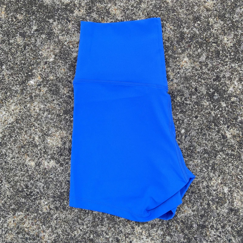 Sexy Solid Color High Waist Yo - Compression Shorts Athletes 评论和价格