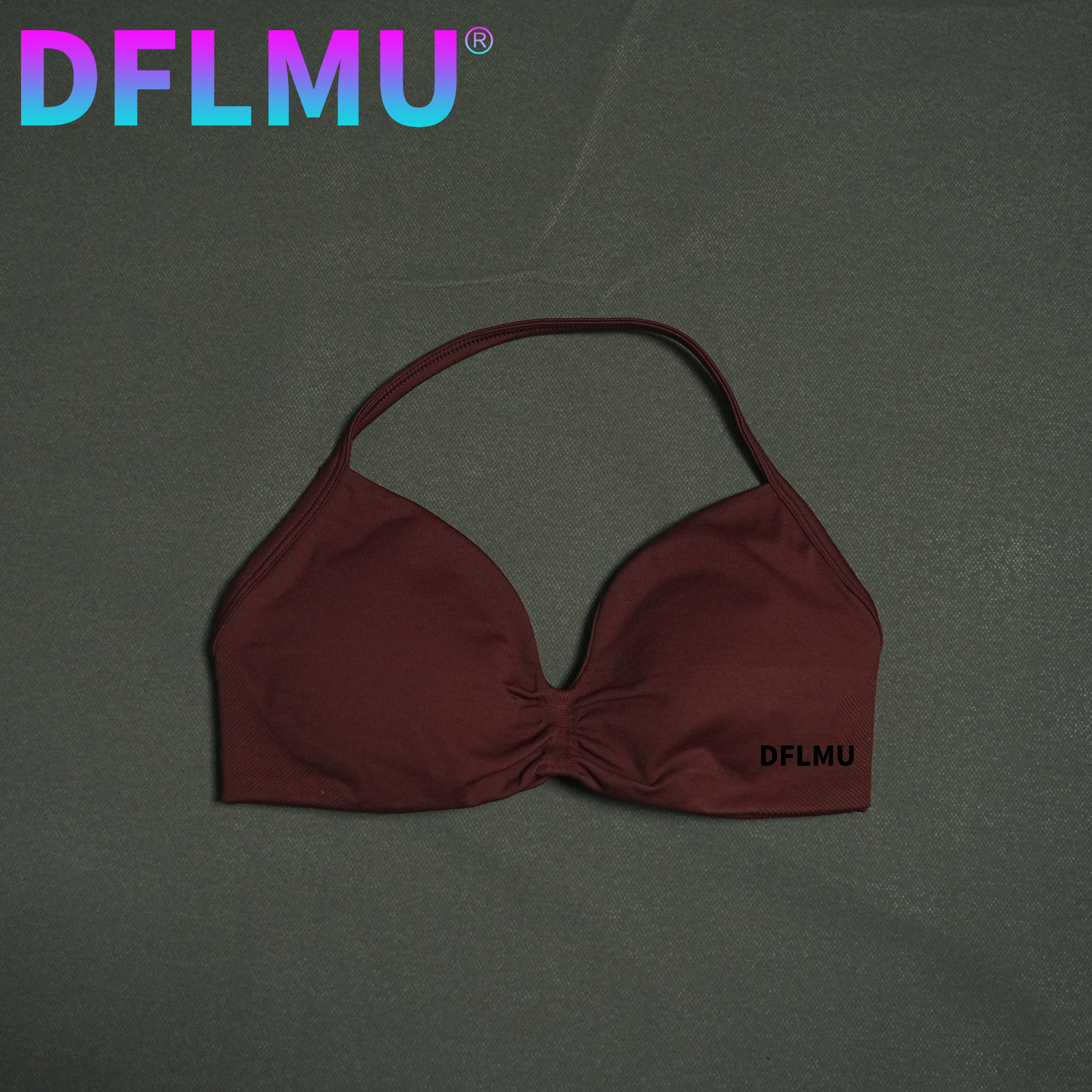 DFLMU Women Halter Sports Bra  - Suspender Tank Top 评论和价格