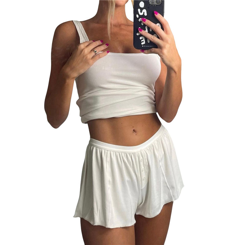 FX-Women Summer Lounge Set Rib - Tank Top Ribbed 评论和价格