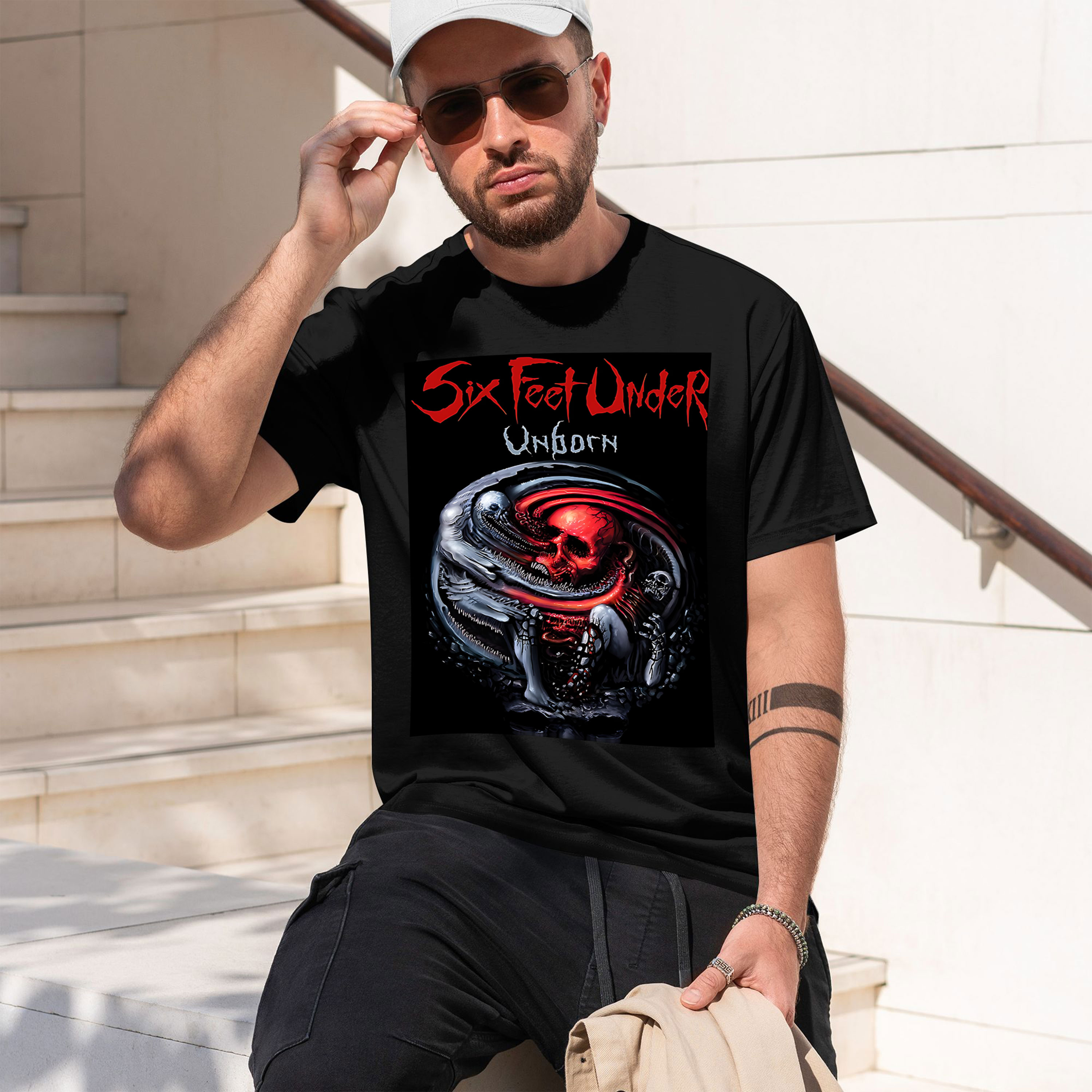 Six Feet Under – Unborn back 2 - Undershirt Crew Neck 评论和价格