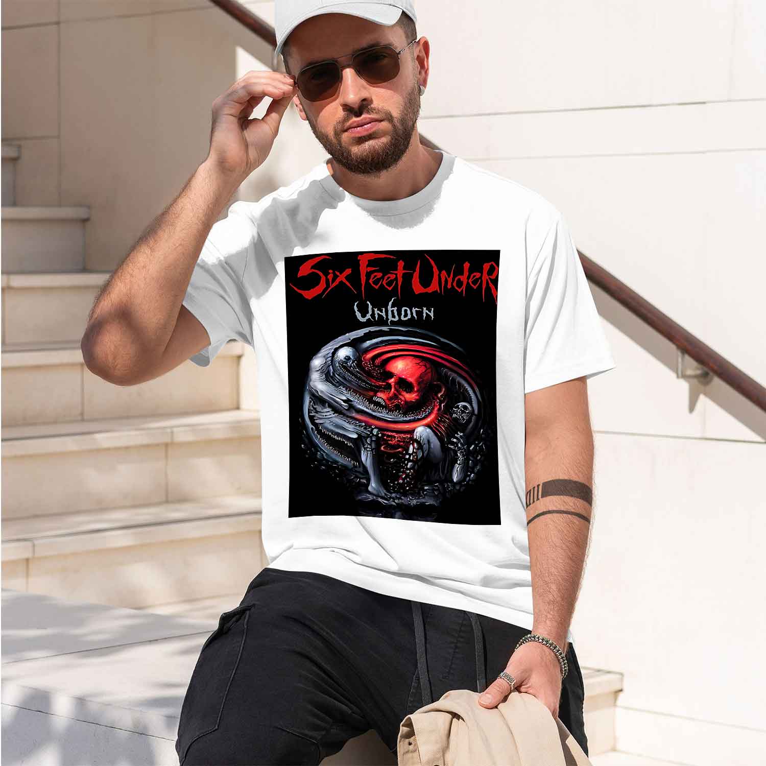 Six Feet Under – Unborn back 2 - Undershirt Crew Neck 评论和价格