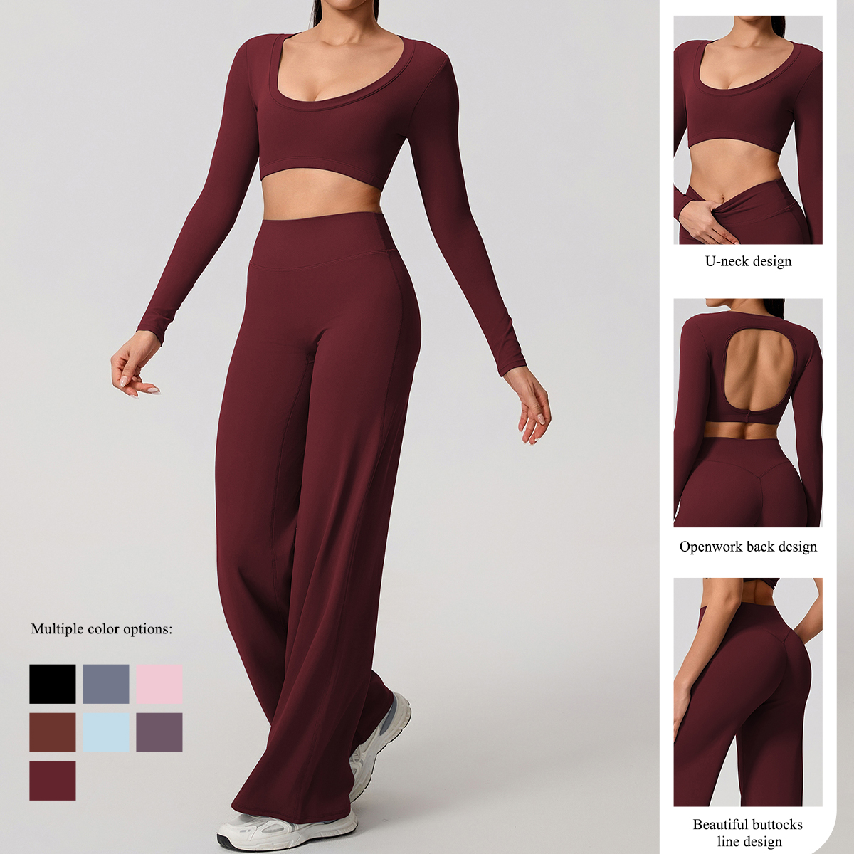 Hearuisavy Sports Set 2Pcs Wom - Compression Long Pant 评论和价格