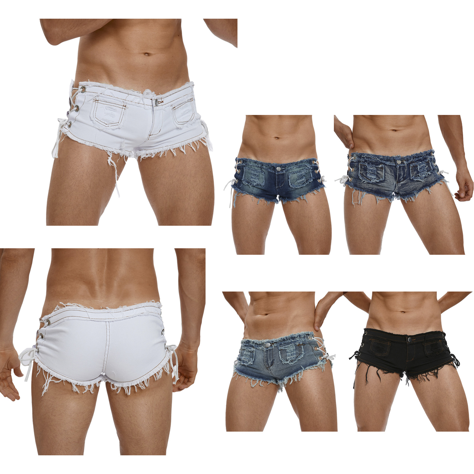 Mens Low Rise Extra Short Hot  - Boxer Brief Pack Cotton 评论和价格