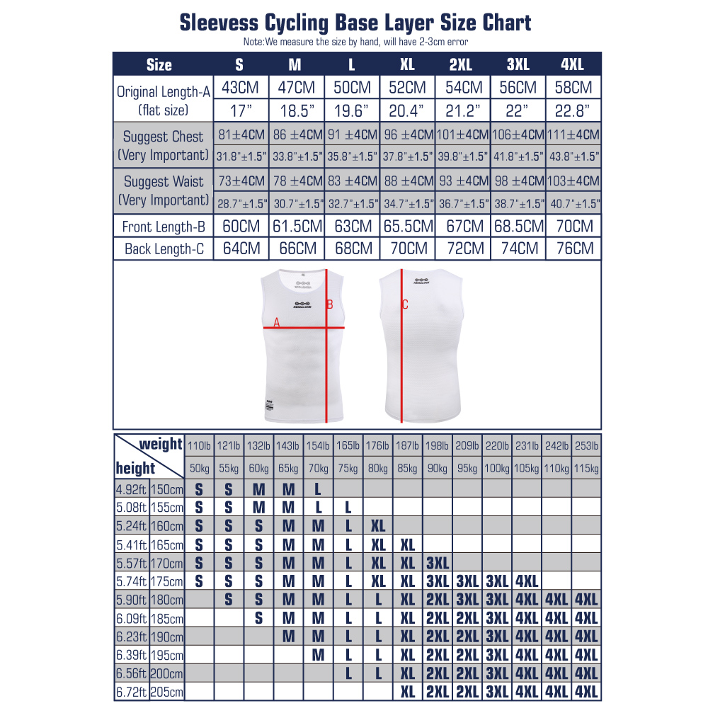 KEMALOCE Cycling Base Layer Sl - Sleeveless Undershirt 评论和价格