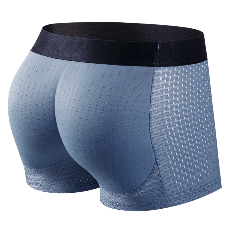 Men Trunks Built-in Fake Butt  - Boxer Shorts Modal 评论和价格