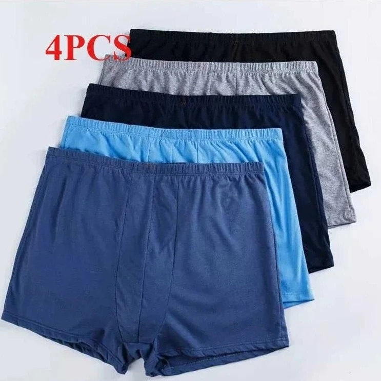 4-Pack Men's Big Tall Cotton B - Boxer Brief Pack Cotton 评论和价格