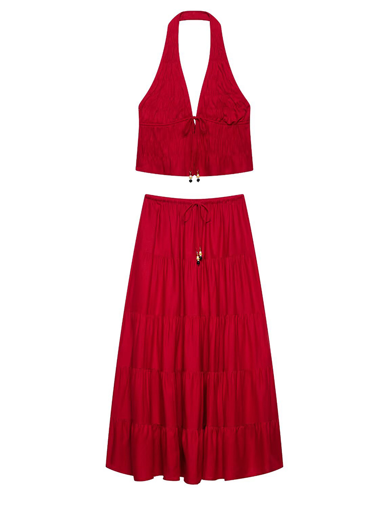 HH 2026 Summer Women's Red Hal - Suspender Tank Top 评论和价格