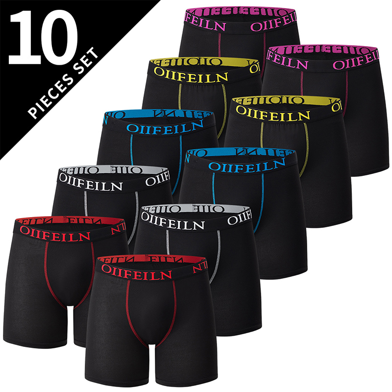 5 /10 Pack Multi Color Men Cas - Multi Pack Underwear 评论和价格
