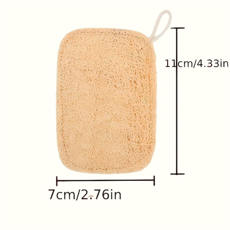 6pcs Natural Loofah Exfoliatin - Bamboo Fiber Trunk 评论和价格