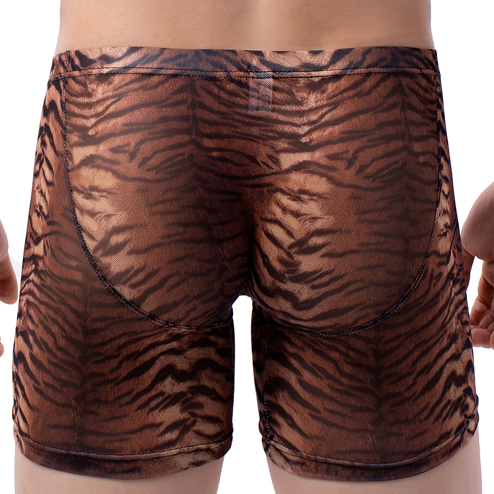 iKingsky Men's Tiger Stripes L - Long Leg Trunk Men 评论和价格