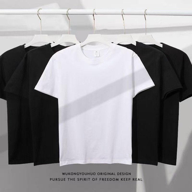 Men Crewneck Solid T Shirt Sum - Undershirt Crew Neck 评论和价格