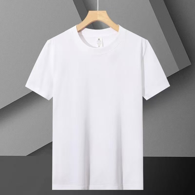 Men Crewneck Solid T Shirt Sum - Undershirt Crew Neck 评论和价格