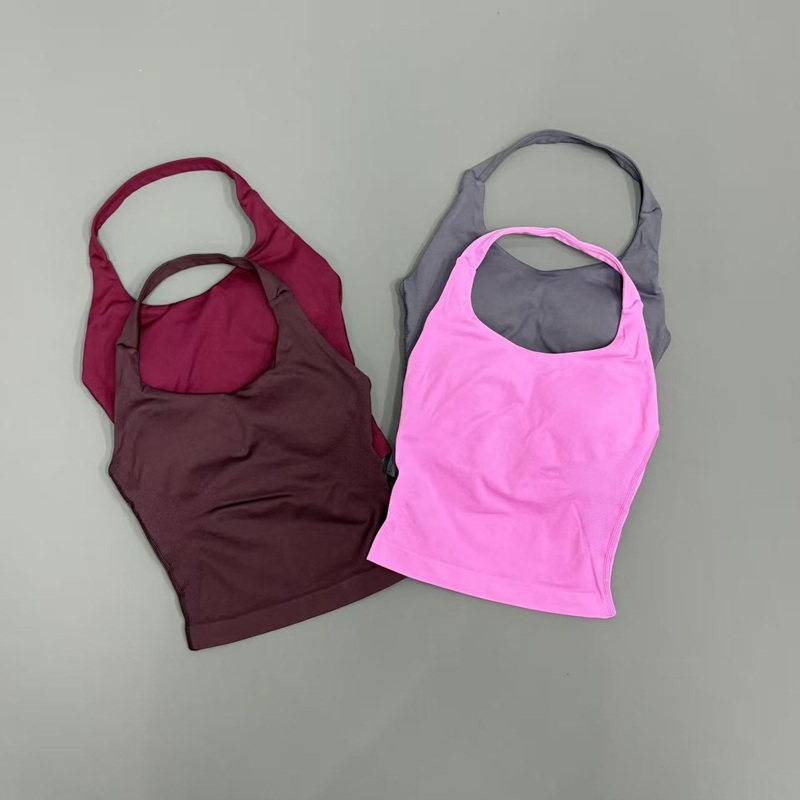 Yoga Tank Top Women Seamless O - Suspender Tank Top 评论和价格