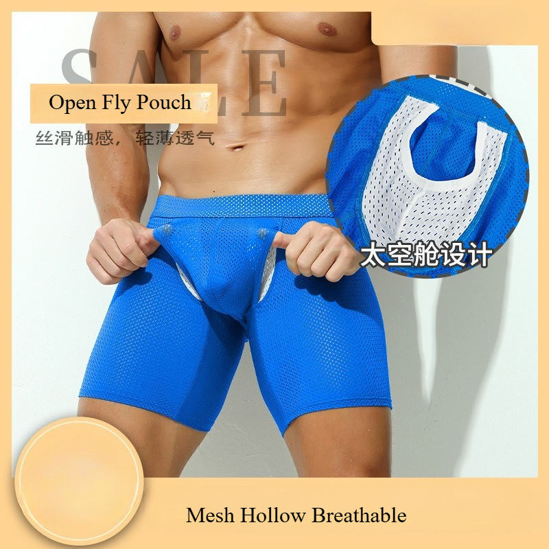 Supportive Open Fly Front Boxe - Mesh Sport Boxer 评论和价格