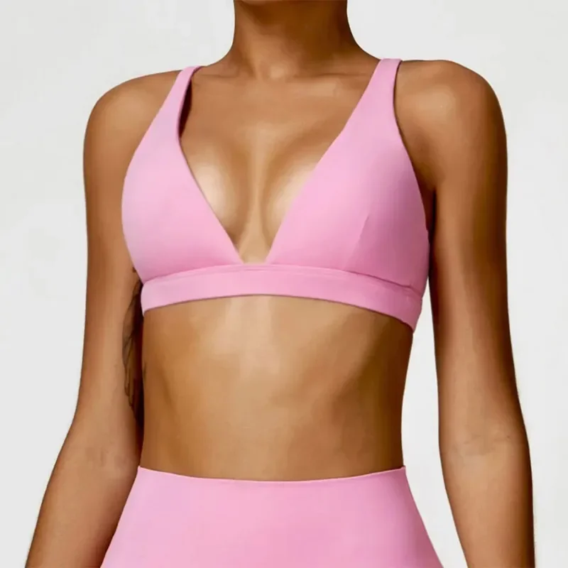 Sports Bra Shockproof Crop Ant - Quick Dry Underwear 评论和价格