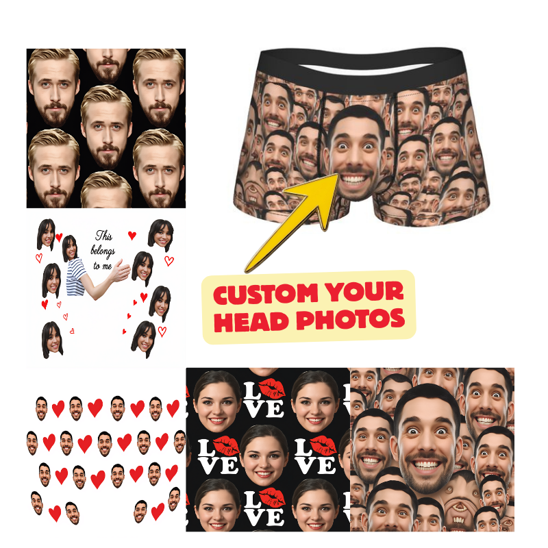 Custom Your Head Boxershorts   - Pouch Boxer Pouch 评论和价格
