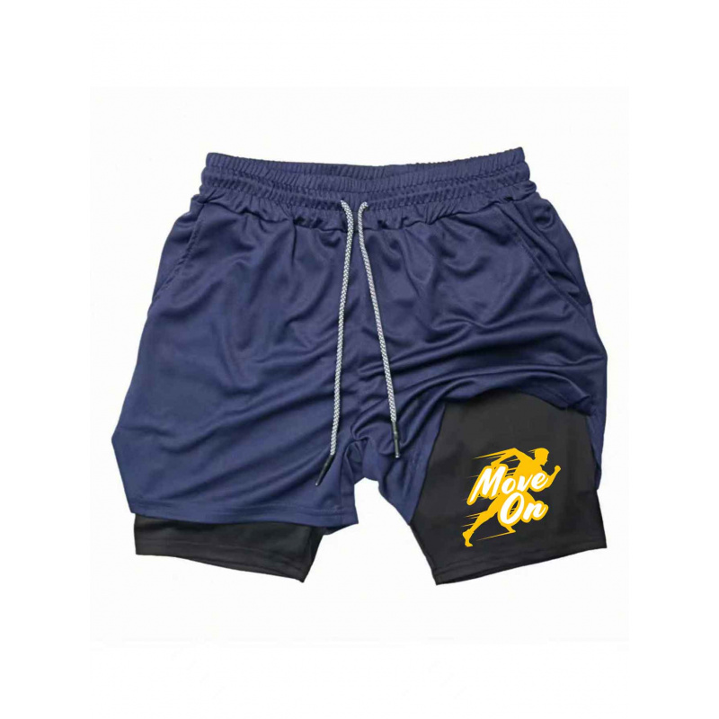 Summer Breathable Two-in-one D - Compression Shorts Athletes 评论和价格
