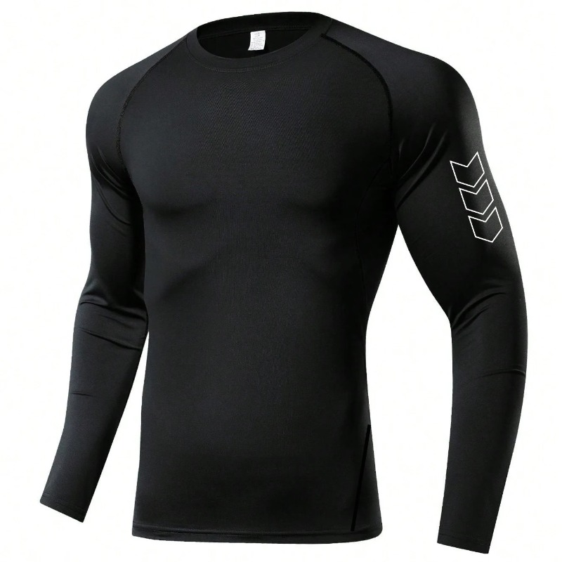 Men Compression Long Sleeve Sh - Base Layer Top 评论和价格
