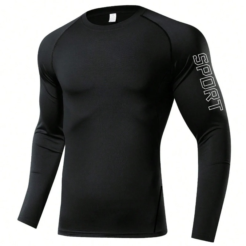 Men Compression Long Sleeve Sh - Base Layer Top 评论和价格