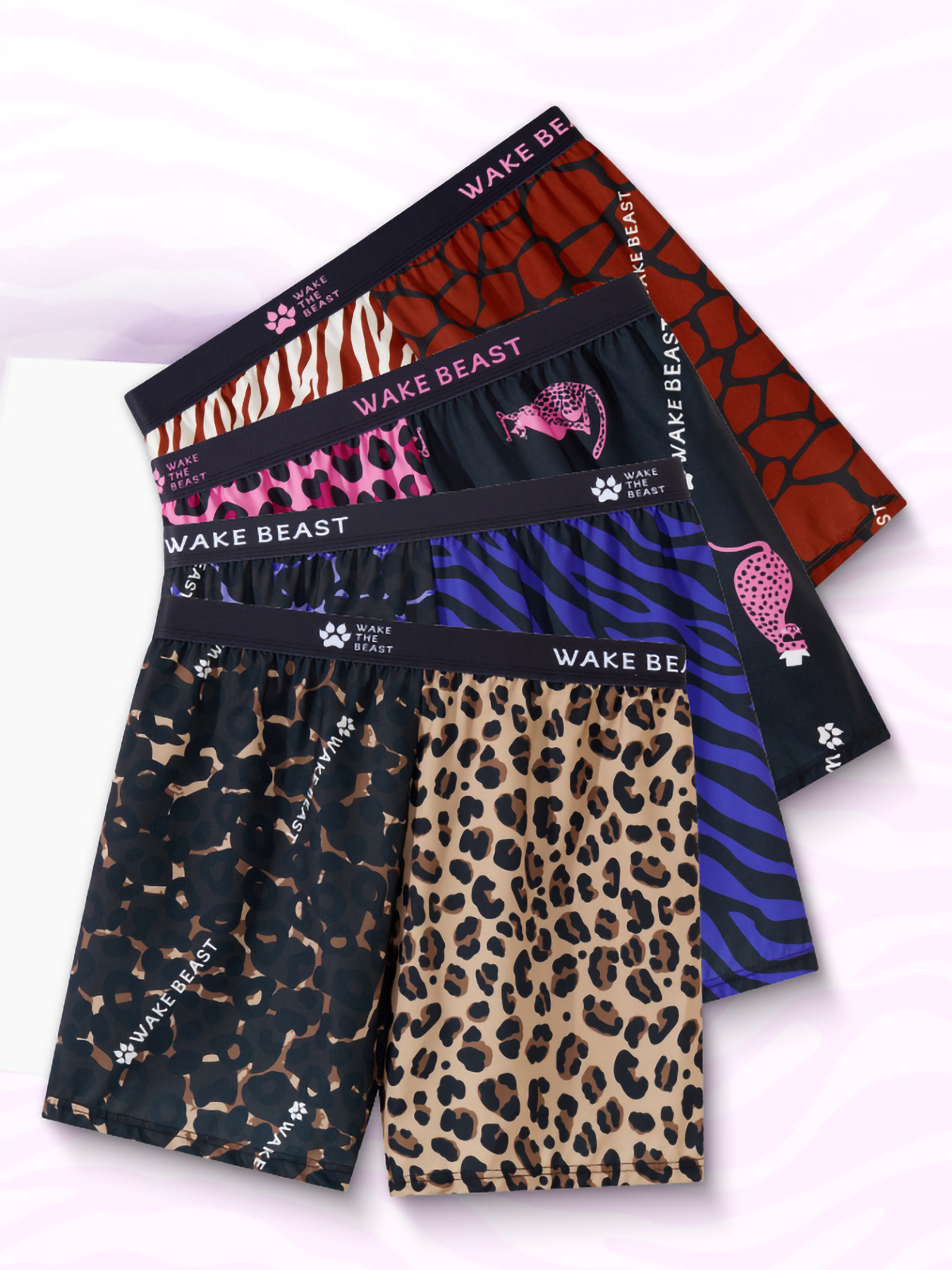 Men's Ice Silk Boxer Briefs, C - Trunk Breathable Men 评论和价格
